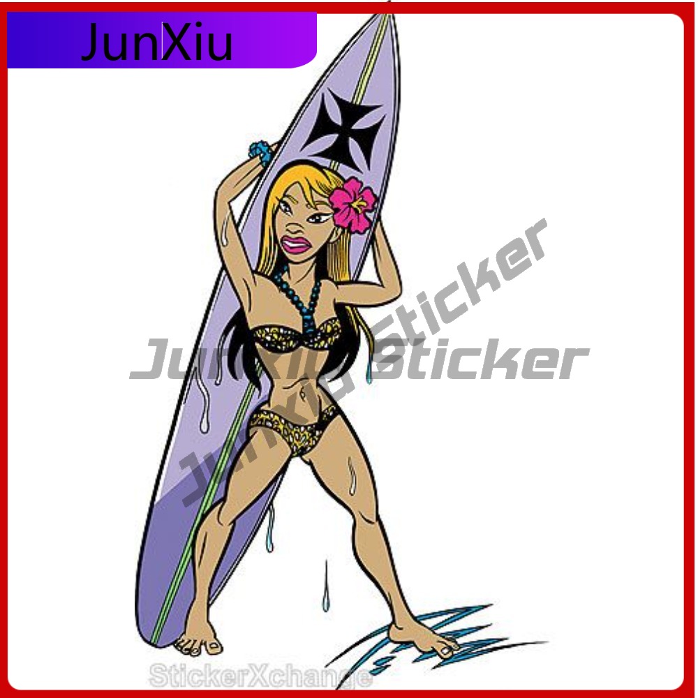 Laptop Accessories Best - Stiker Gadis Peselancar Hadiah Terbaik Baru