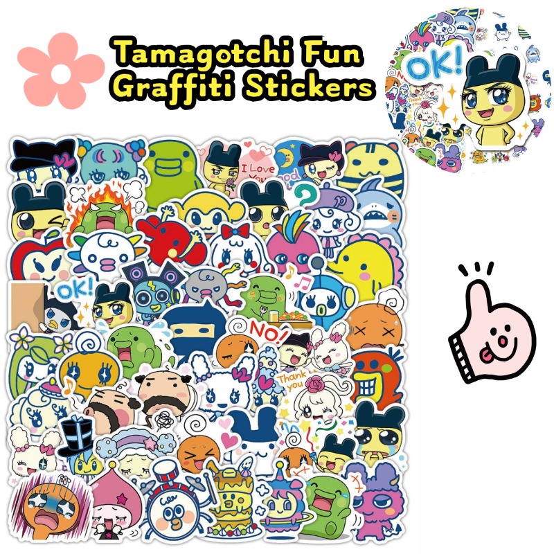 Accessories Laptop - Stiker Tamagotchi Jepang Hewan Peliharaan Elektronik