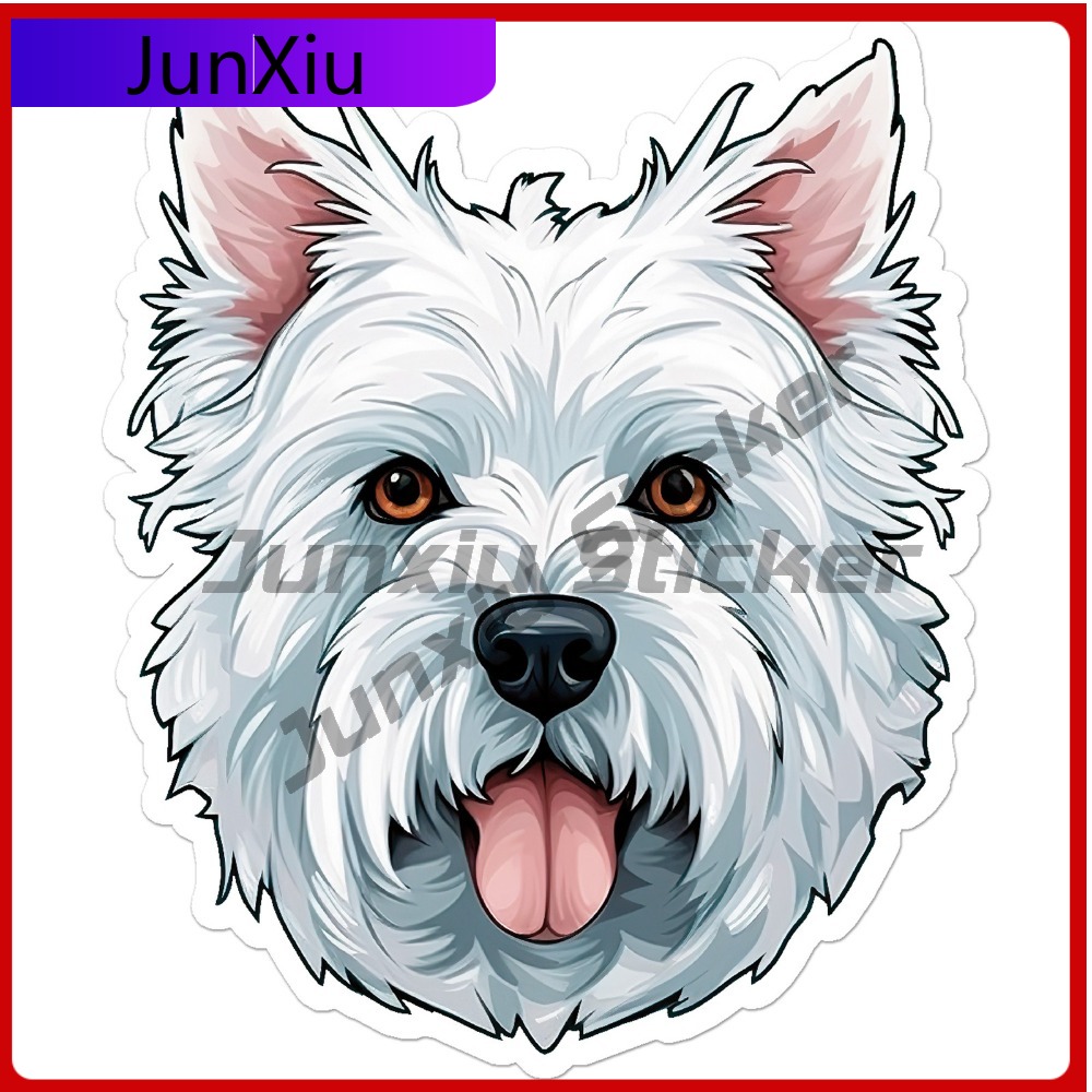 Laptop Accessories Best - Westie West Highland Hadiah Terbaik Stiker