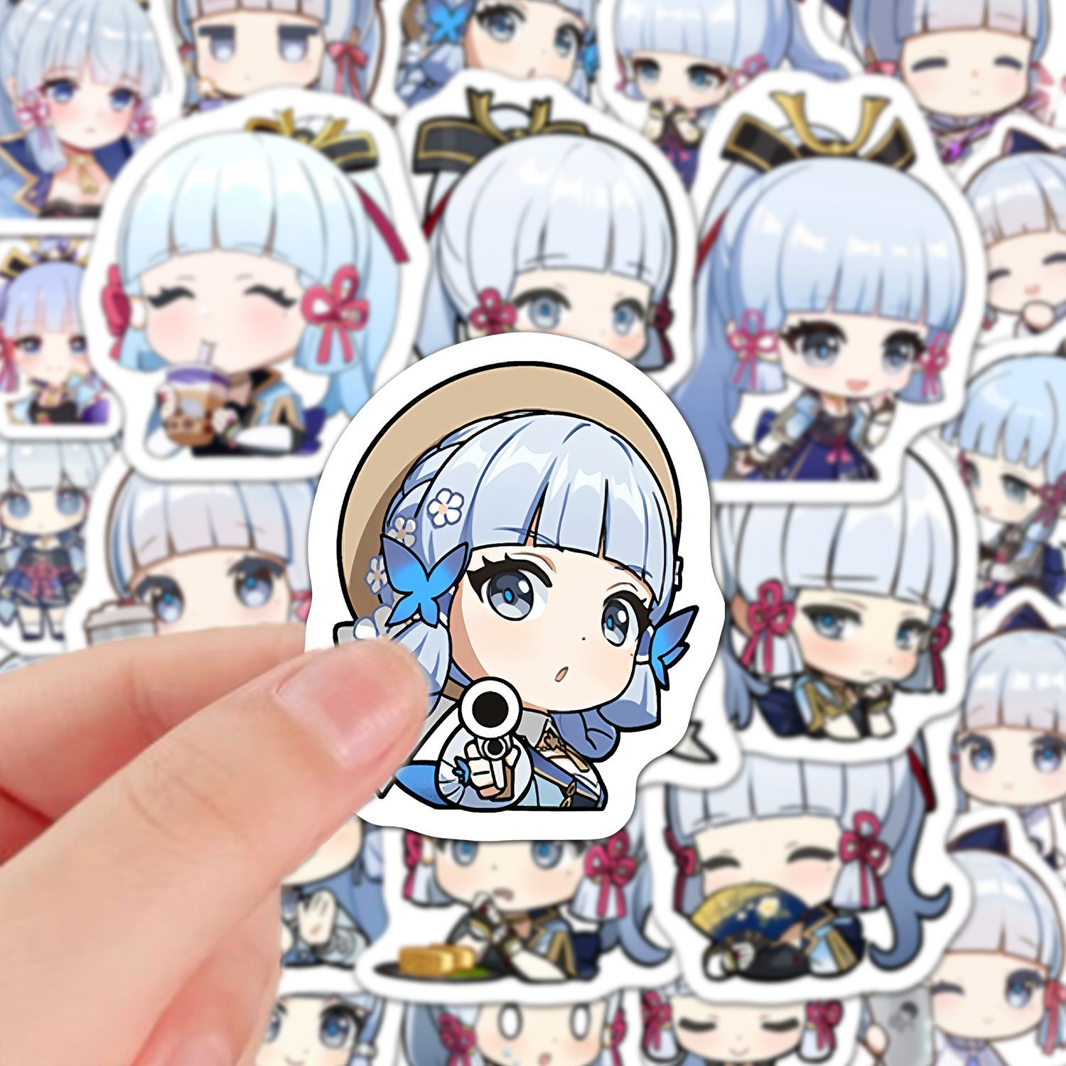 Kamisato Ayaka 60Pcs Stiker An - Accessories Laptop ulasan dan harga