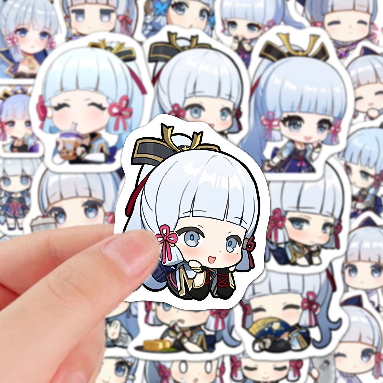 Kamisato Ayaka 60Pcs Stiker An - Accessories Laptop ulasan dan harga