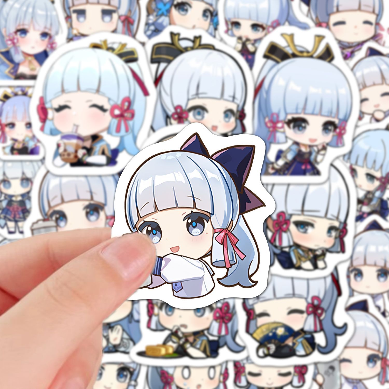 Kamisato Ayaka 60Pcs Stiker An - Accessories Laptop ulasan dan harga