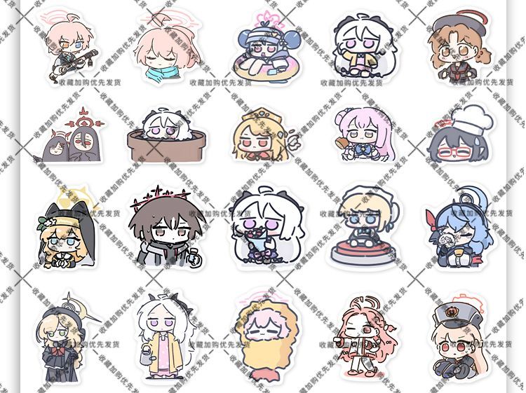 80 Buah Stiker Anime Blue Arch - Accessories Laptop ulasan dan harga