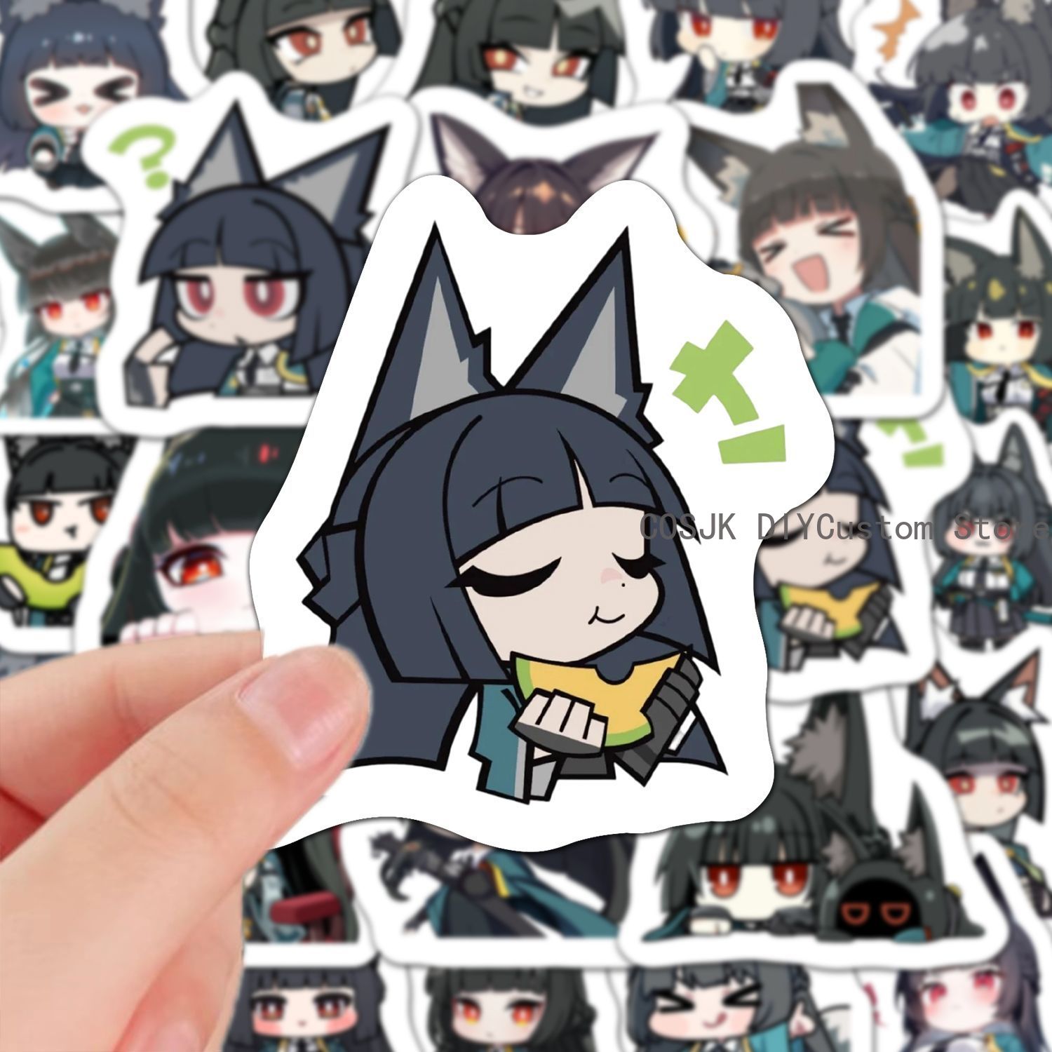 60 Buah Stiker Anime Versi Q Z - Accessories Laptop ulasan dan harga