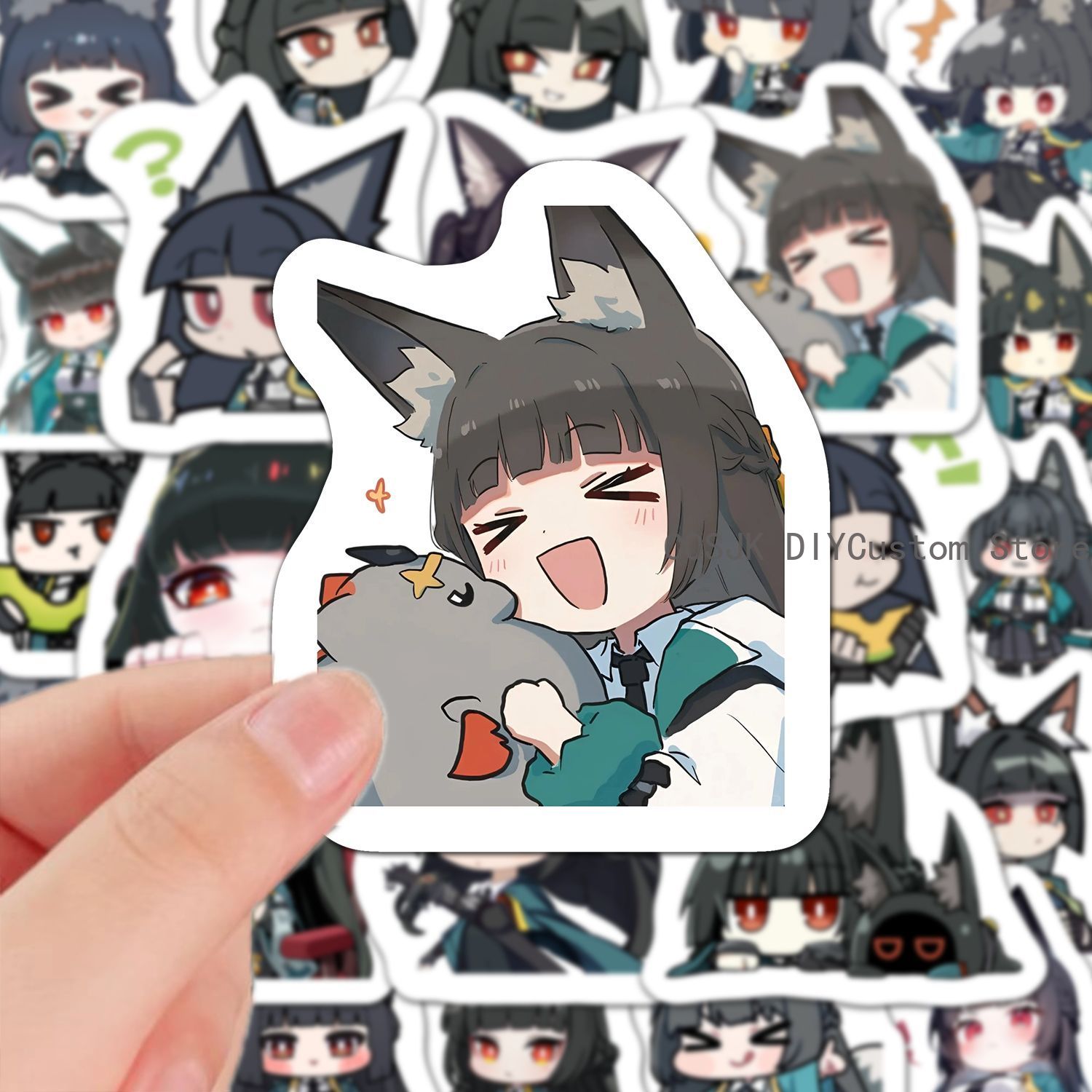 60 Buah Stiker Anime Versi Q Z - Accessories Laptop ulasan dan harga