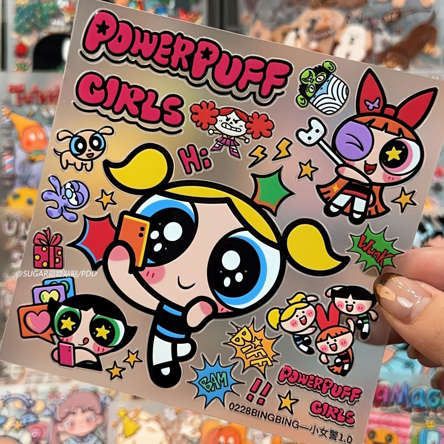 Stiker Karakter Powerpuff Girl - Accessories Laptop ulasan dan harga