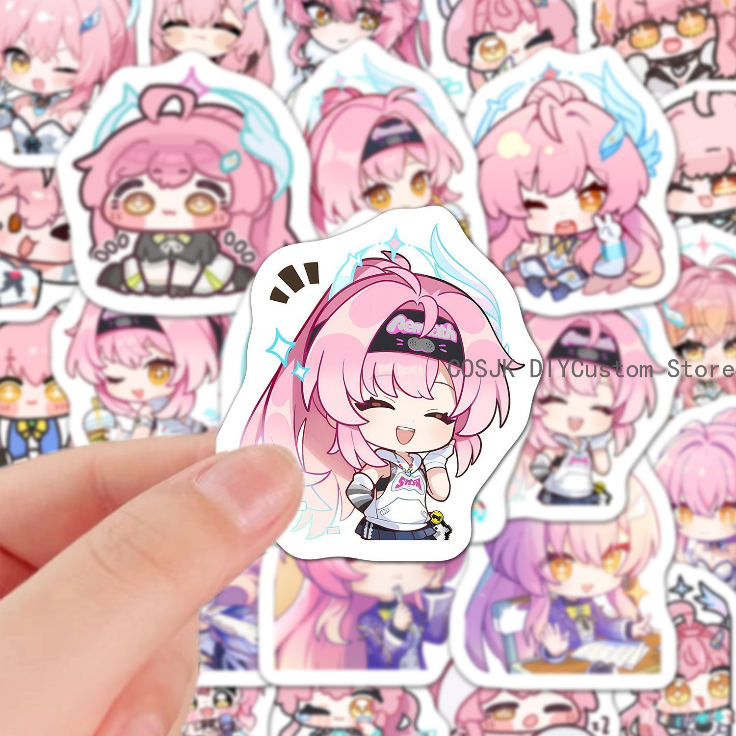 60 Buah Stiker Anime Versi Q G - Accessories Laptop ulasan dan harga