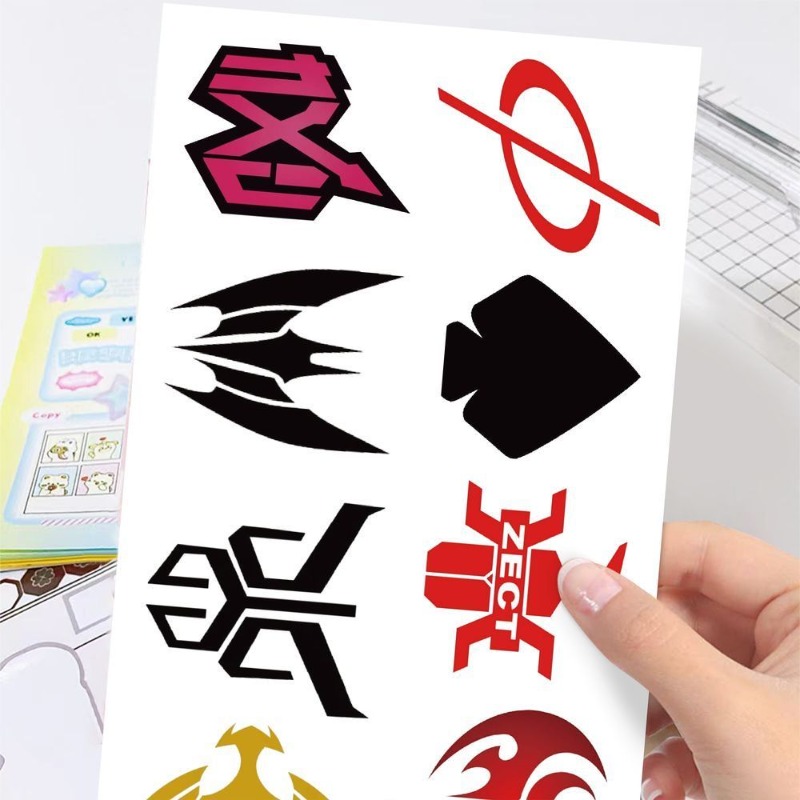 60 Lembar Stiker Logo Kamen Ri - Accessories Laptop ulasan dan harga