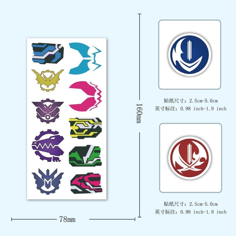 60 Lembar Stiker Logo Kamen Ri - Accessories Laptop ulasan dan harga